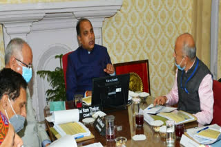 CM Jairam Thakur held meeting with Union Ministry of Civil Aviation in shimla