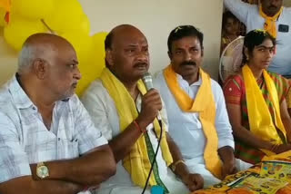 tdp leader ayyannapathrudu fire on narsipatnam mla petla umashankar ganesh