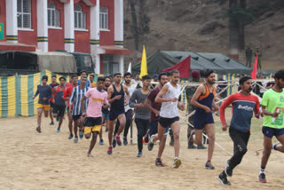 Almora youth participated in army recruitment rally in Ranikhet