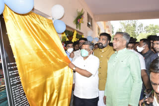 minister inaugurates department of Social Welfare student hostels in dharwad