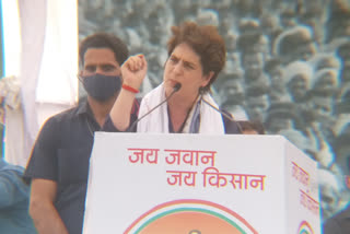 Congress with farmers till last to repeal laws, saya priyanka gandhi