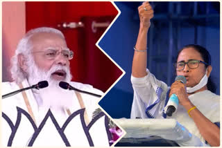 PM Modi takes jibe at Mamata, Didi hits back