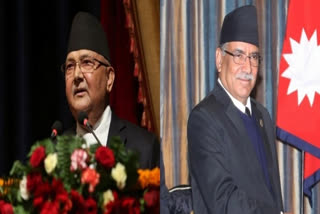 K.P. Sharma Oli and Pushpa Kamal Dahal aka Prachanda.