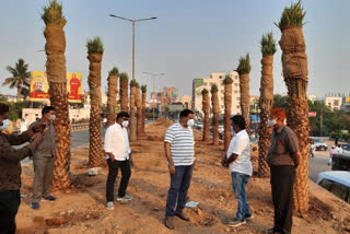 MLA Ganesh Gupta inspected the beautification and development works