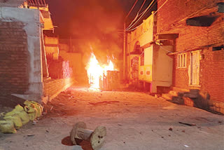 Riots erupted in Bhainsa nirmal
