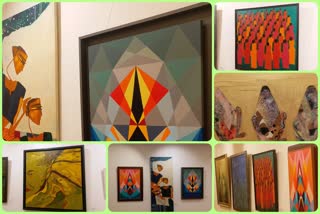 art exhibition organized at rkg and culture center on the occasion of-womens day in delhi