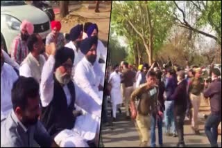 Shiromani Akali Dal holds protest march to Vidhan Sabha