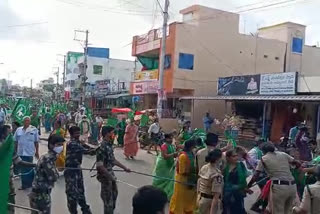 women farmers arrested in amaravathi villages