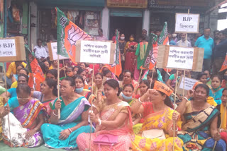 BJP WORKERS PROTEST