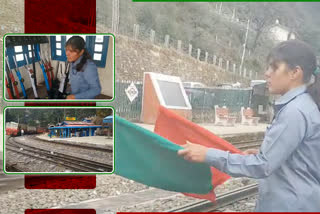 Tanuja of Haryana posted as pointman at Shimla Summerhill railway station