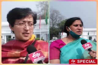 Delhi MLAs talk to ETV bharat on the occasion of Women's Day