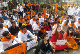 ABVP demands change of Navodaya School to Sainik School in delhi