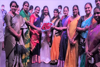 Women's Day celebrations at Mallareddy University in medchal district