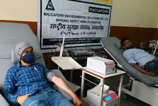 BRO engineer team donated blood in Reckong Peo