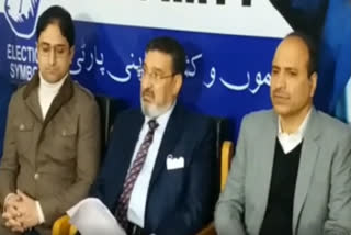 Will hit streets if J&K's statehood not restored: JKAP chief Altaf Bukhari