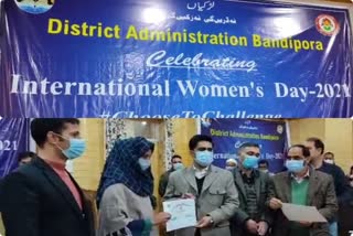 district administration bandipora organizes an event on international womens day