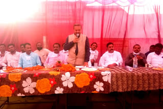 Chairman of Chhattisgarh Labor Welfare Board visited Odgi Block