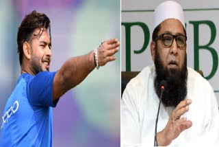 'Sehwag seems to have played with left hand' says inzamam while praising rishabh pant