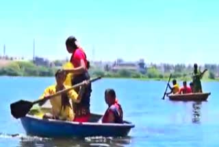 Women's involved fishing  in Mandya