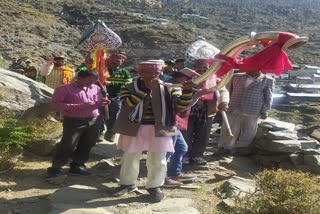 Maharishi Parashar left for International Shivaratri Festival in mandi