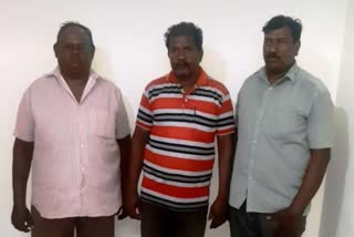 three arrested for land grab issue