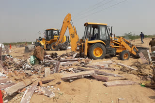 फलोदी में जमीन हुई अतिक्रमण, Land encroached in Phalodi