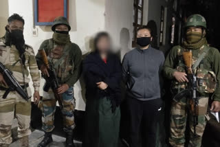 lady insurgent apprehended in Manipur