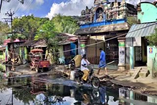 sewage discharge issue in mayiladuthurai