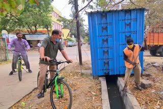 chief vip and mla vinay bhaskar about sanitary workers in  city development in warangal urban district