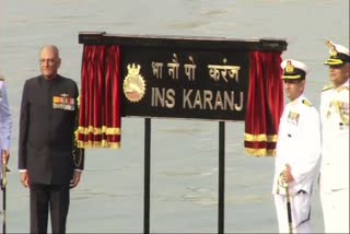 Scorpene-class submarine INS Karanj commissioned into Indian Navy