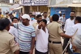 Tension at the polling station