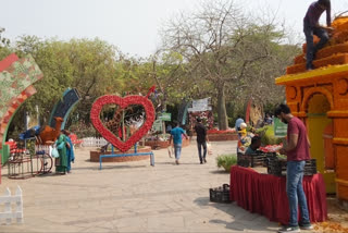 33rd Tourist Garden Festival by Delhi Tourism at the Garden of Five Senses in Saket
