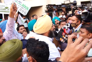 punjab akali dal MLA protest haryana assembly