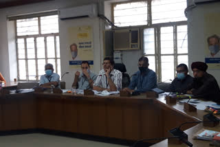 divisional commissioner review meeting, Jaipur divisional commissioner meeting