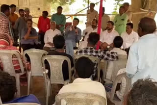 former mp dr. ajay kumar met villagers in Ghatshila subdivision