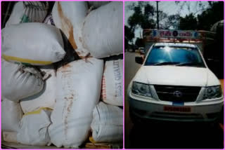 Police have nabbed a smuggler of cannabis at Marripalem check post in Kollur zone of Visakhapatnam district