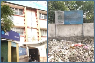 garbage problem outside of ministry office in rk puram delhi