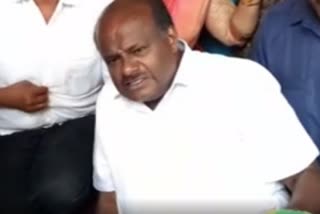 h d kumaraswamy outrage against government