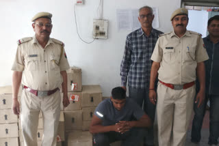 Illegal liquor case in alwar,  Alwar police action