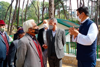 CTA built a park in Shaheed Smarak dharmshala