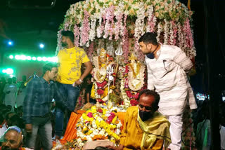 Shiva procession on Shivratri in Jabalpur.