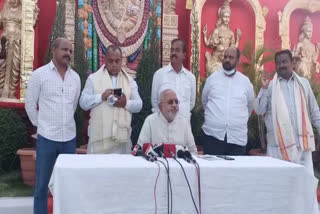 The first Brahmotsavam of Sri Venkateswara Swamy Temple in Jubilee Hills has started