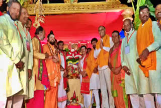 Minister Harish Rao visiting Chardham in siddipet district