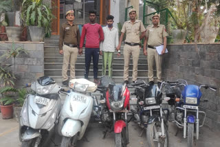 Delhi Police arrested two accused for stealing vehicles during patrolling