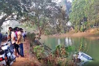 Three died as car plunges into canal in East Godavari district