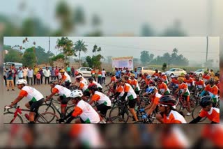 cycle rally at belgavi