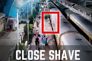 WATCH: Rly cop saves life of passenger from getting run over by train