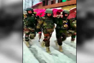 Troops carry pregnant woman on shoulder for 5 km in Kashmir