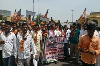 bjp protest,  rajasthan bjp halla bol