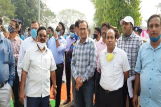 Visakhapatnam DRM visit rayagdad